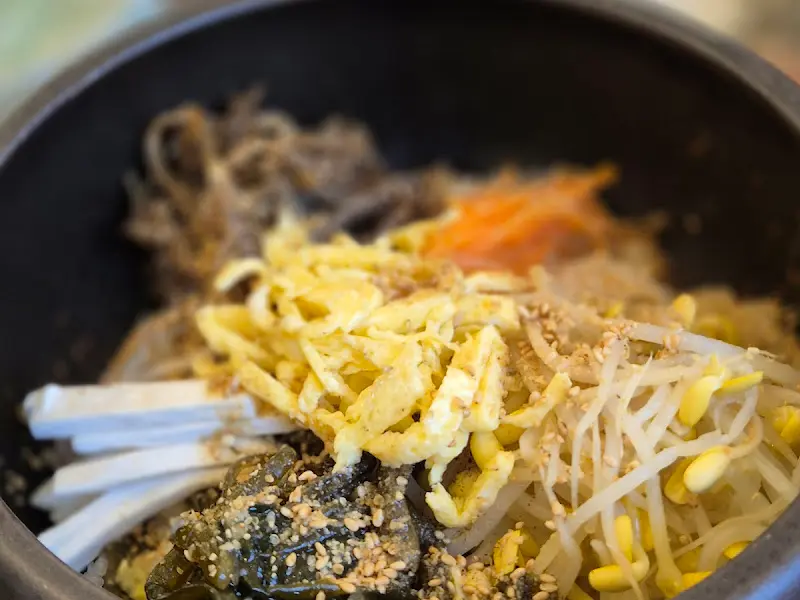 돌솥비빔밥 재료