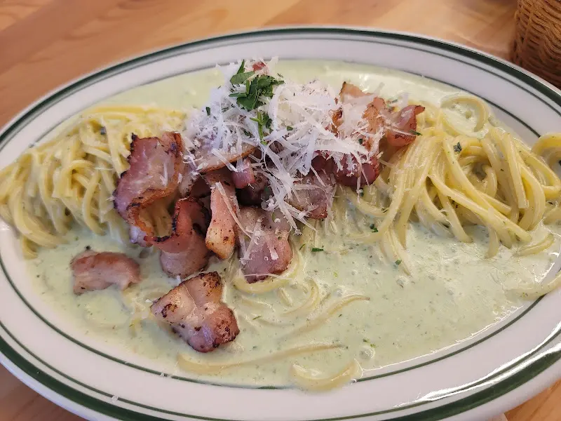 베이컨 크림 파스타