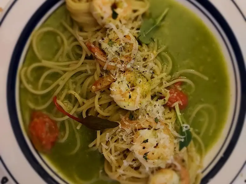 새우 오일 파스타