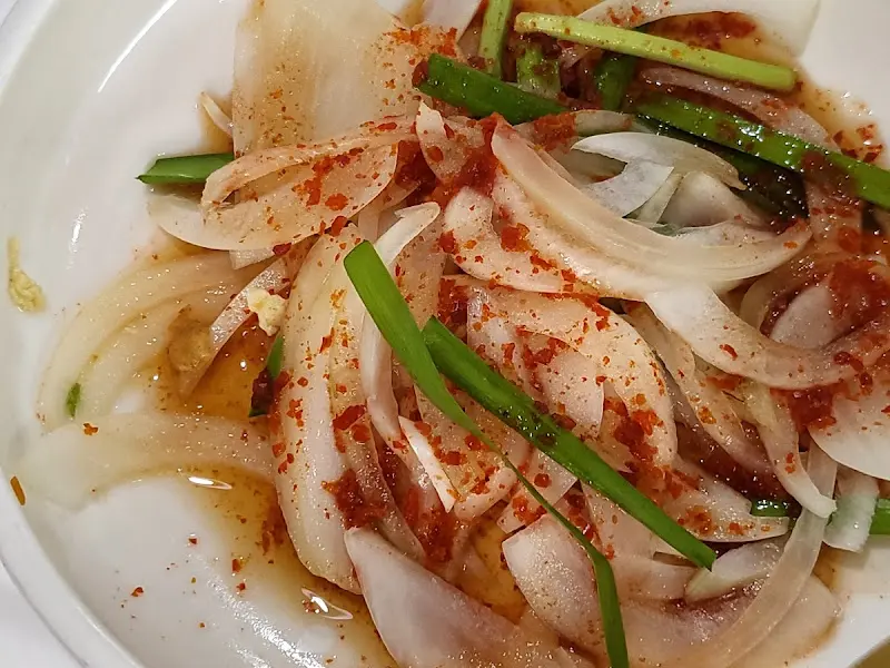 신선한 양파절임