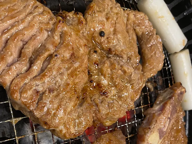 솔가 돼지갈비 클로즈업