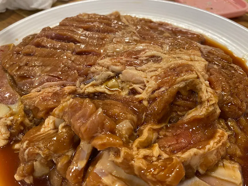 솔가 돼지갈비 한 상