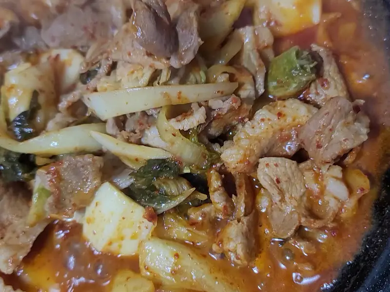 얼버볶음 근접 사진