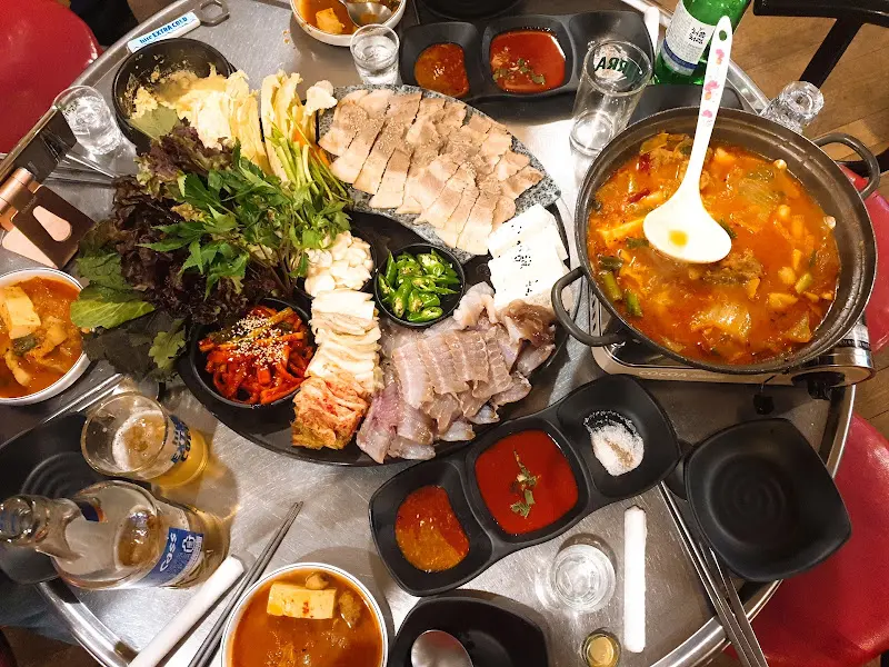 홍어삼합 한상차림