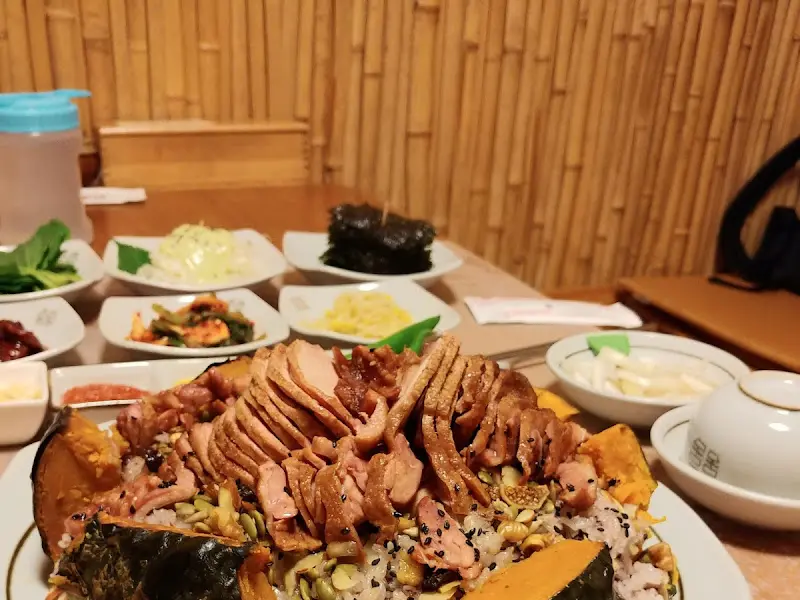 오리고기와 찹쌀 약밥, 밑반찬