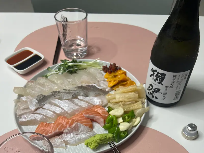 정갈한 숙성회 한 상