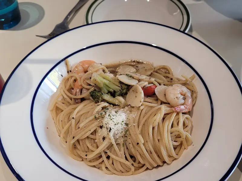 새우가 들어간 오일 파스타