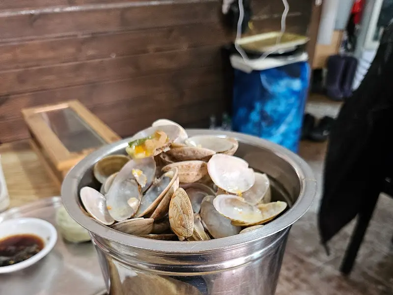 사랑방 칼국수의 바지락