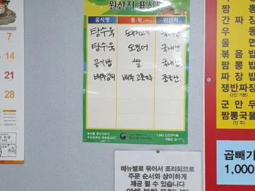 골목길 숨은 보석, 천안 동천홍에서 맛보는 추억의 오징어 탕수육 맛집