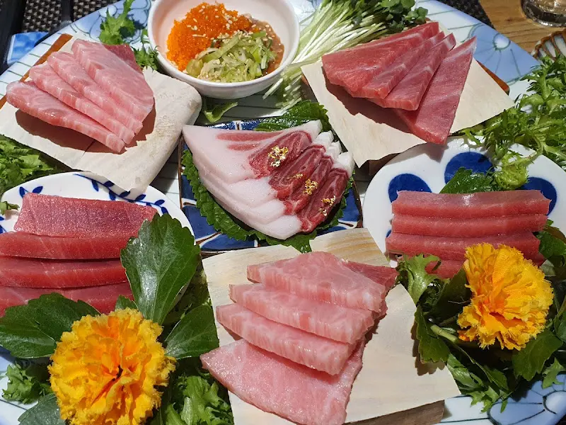 다양한 참치 부위 모듬