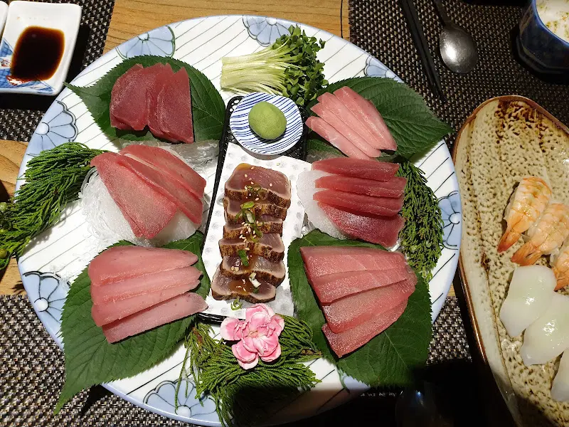 참치 모듬 항공샷