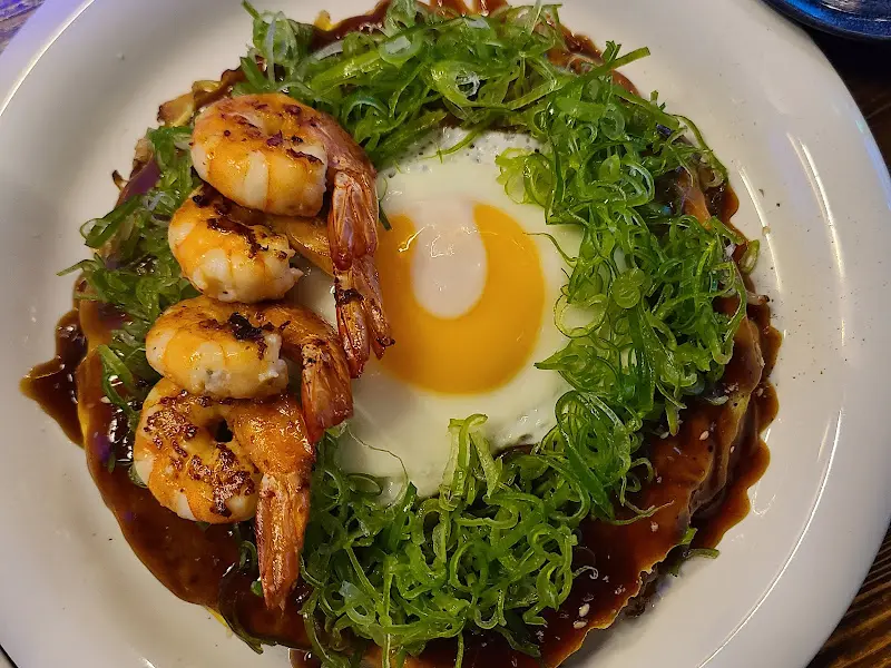 오코노미야끼 단면