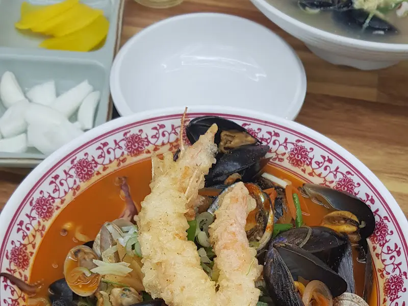 볶음짬뽕 근접 사진