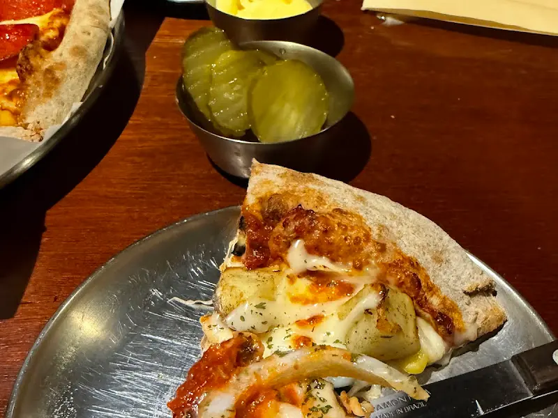 롱타임노씨 피자 단면