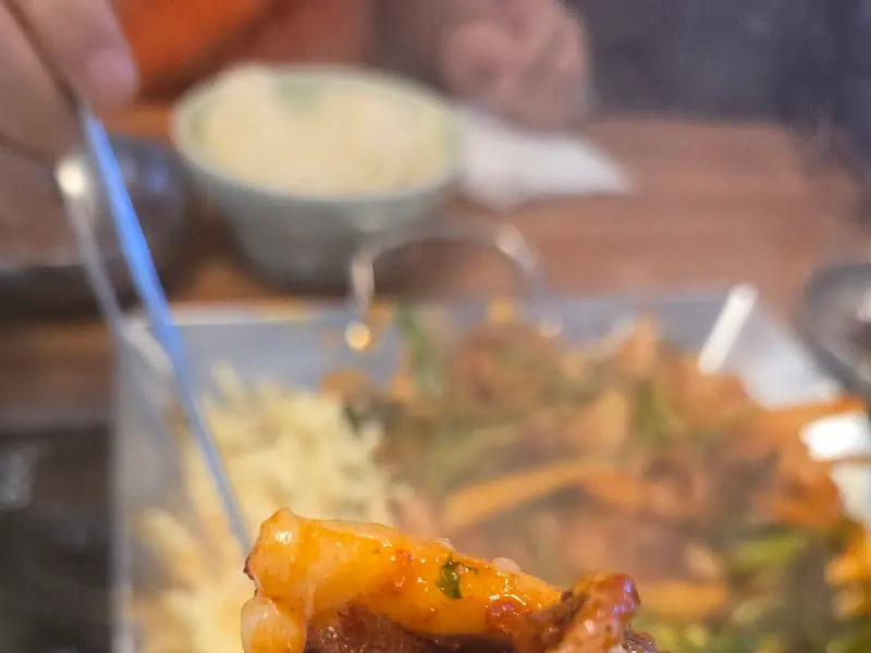 치즈를 감싼 쭈꾸미