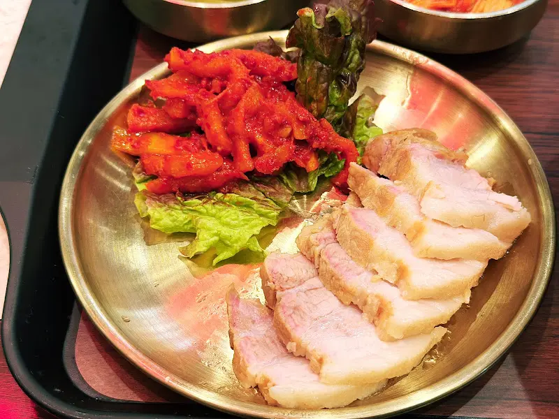 한상차림 전체적인 모습