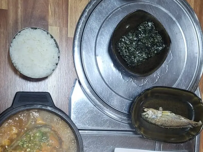 생태탕 한상차림