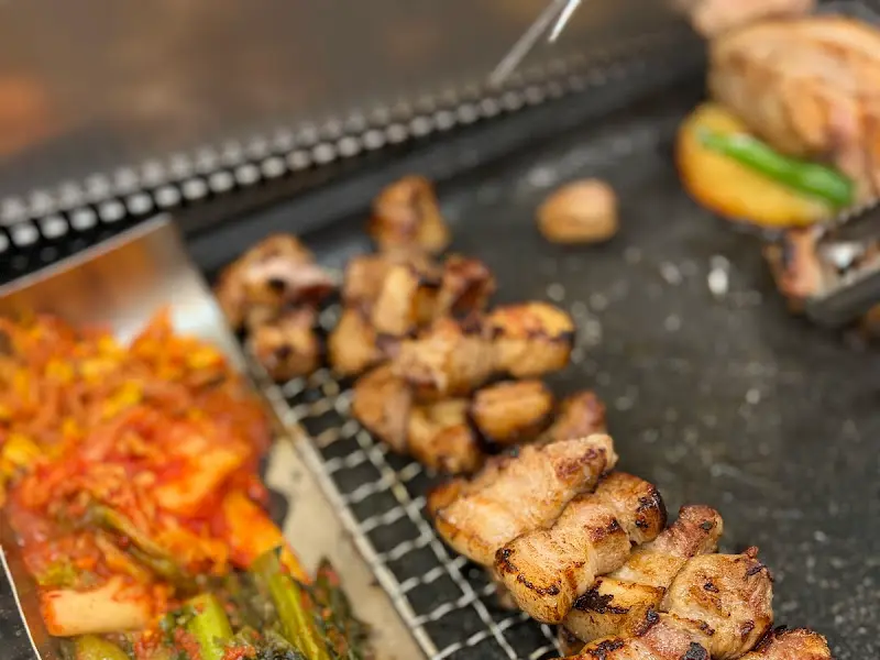 구워지는 삼겹살