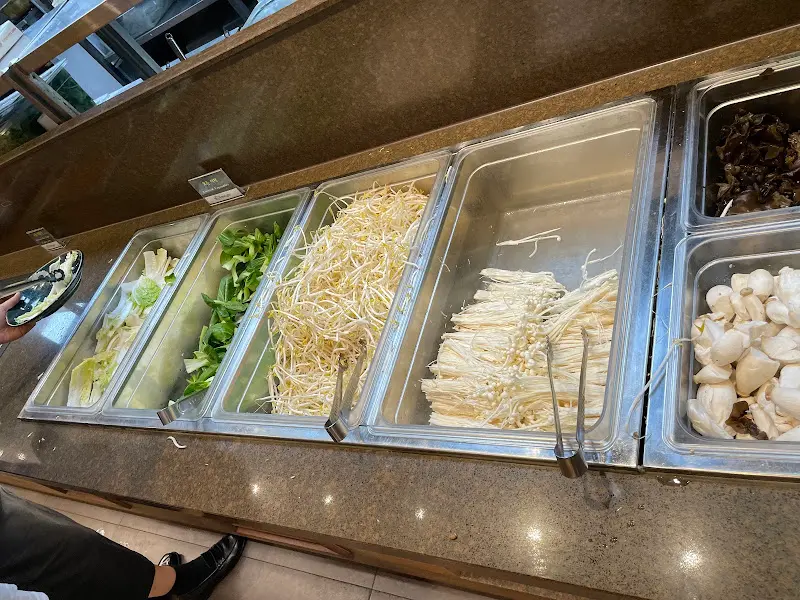 신선한 채소 코너