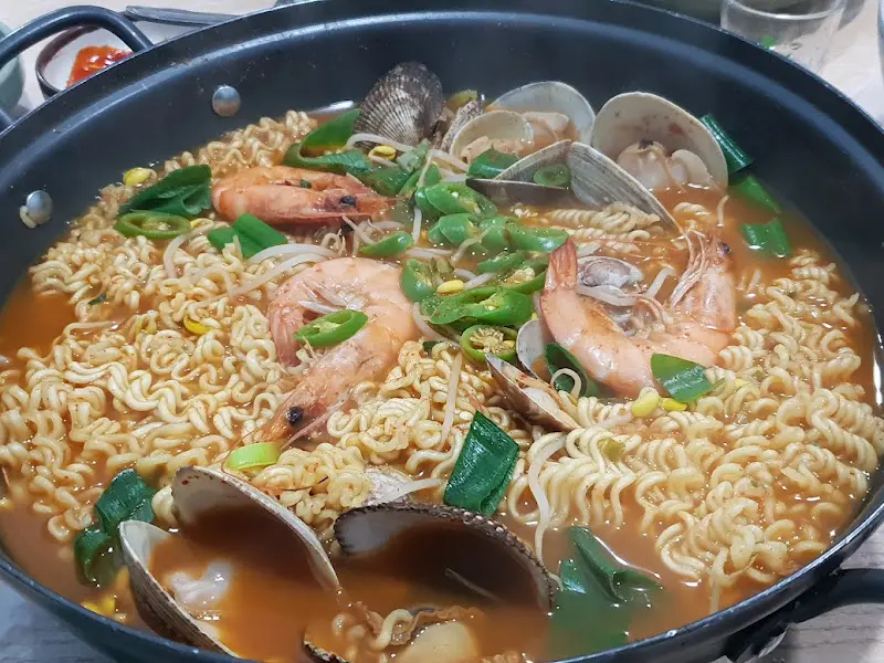 해물라면의 향연