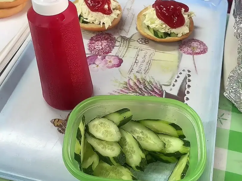 햄버거 재료 준비