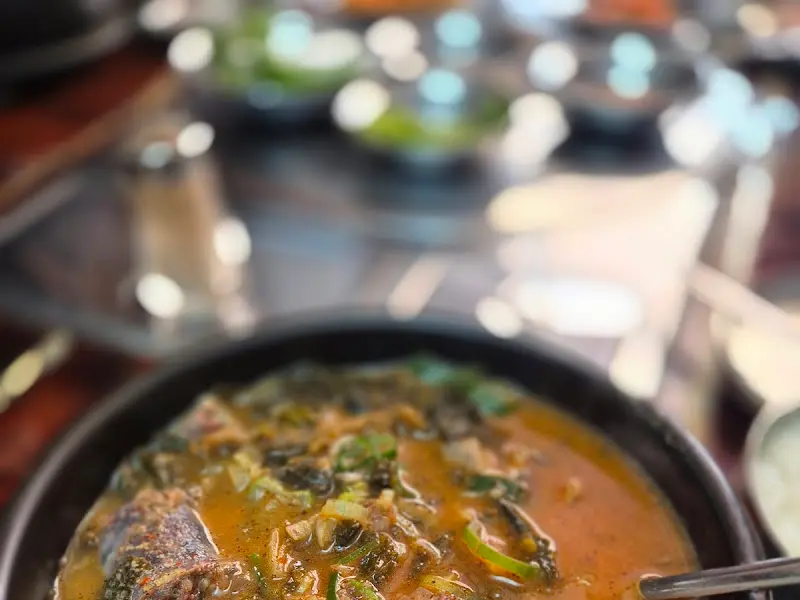 순대국밥 비주얼