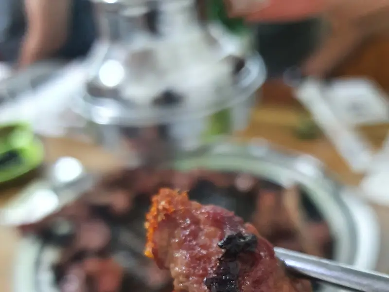 잘 구워진 양갈비