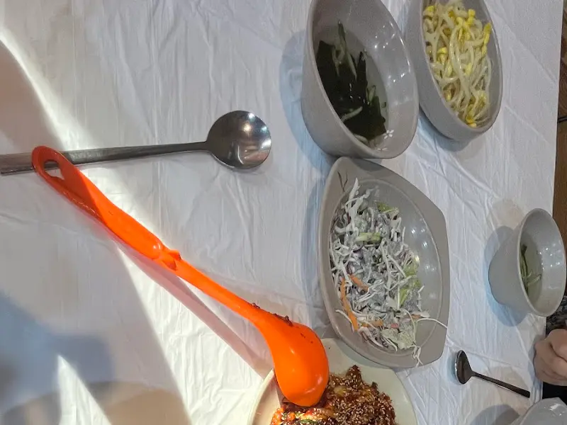 다채로운 밑반찬 클로즈업