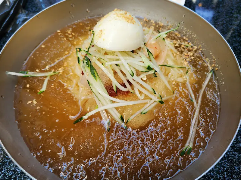 물밀면의 정갈한 모습