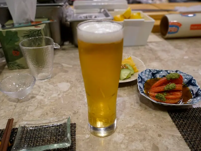 시원한 맥주 한 잔