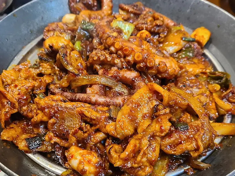 갑오징어 두루치기 확대샷