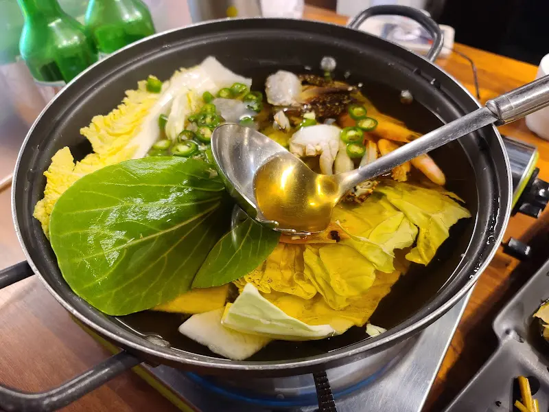 해물탕 클로즈업 사진