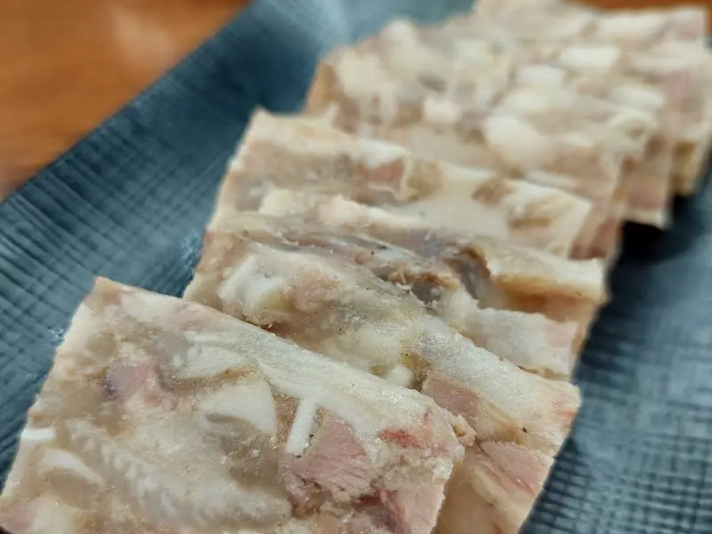 백암왕순대 편육 비주얼