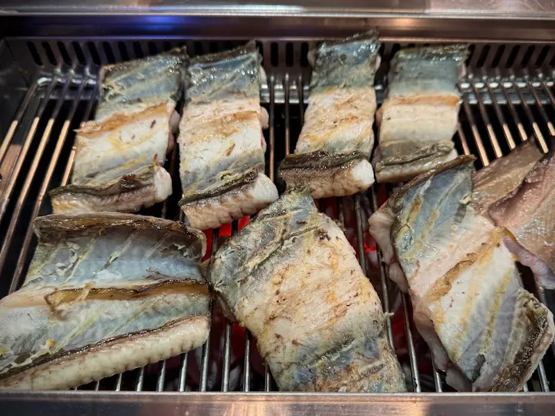 장어 굽는 모습