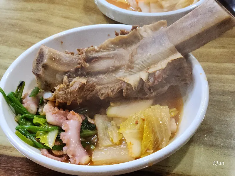 갈비와 낙지의 조화