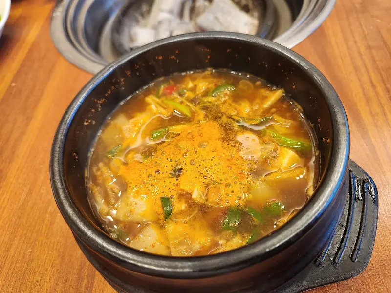 진한 된장찌개