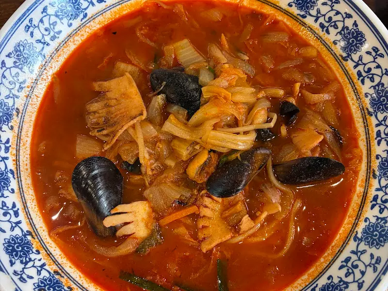 해산물이 가득한 짬뽕