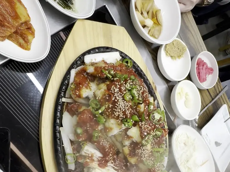 양념장어 철판구이