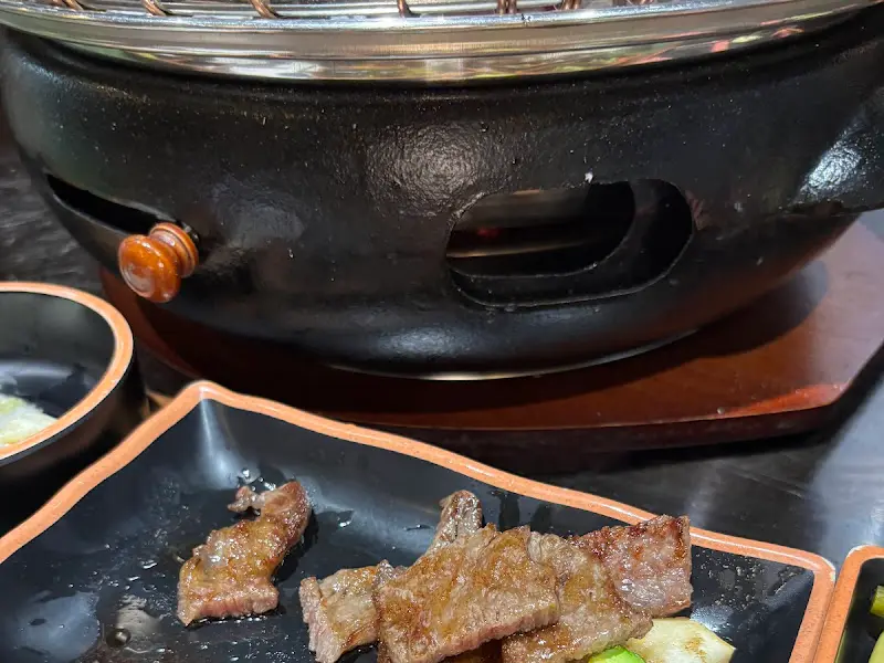 잘 구워진 한우