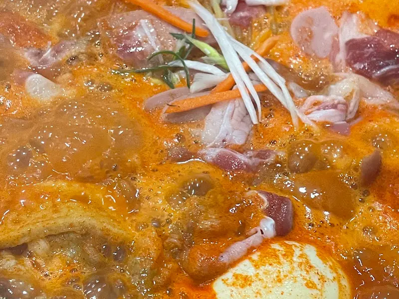 차돌박이가 들어간 떡볶이