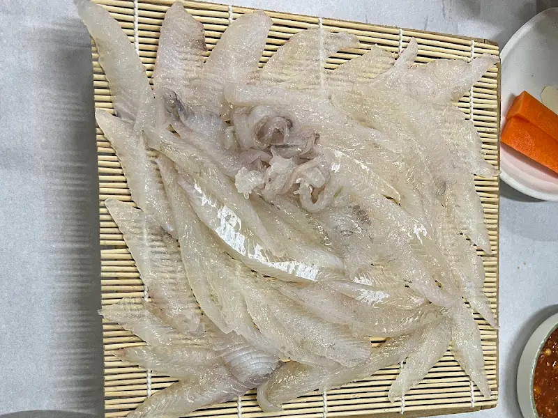 도다리회 한 상