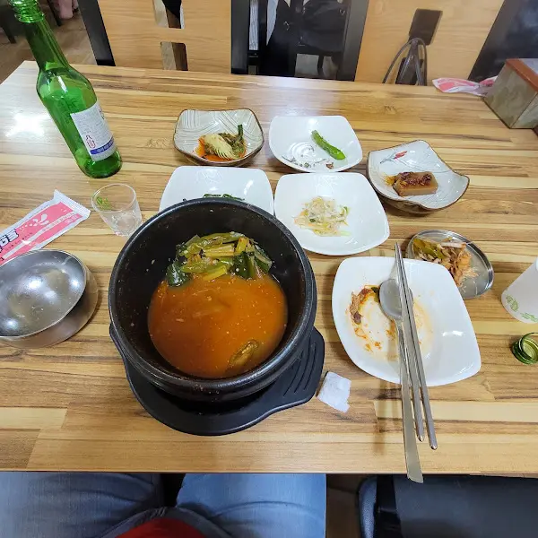 통태탕과 밑반찬