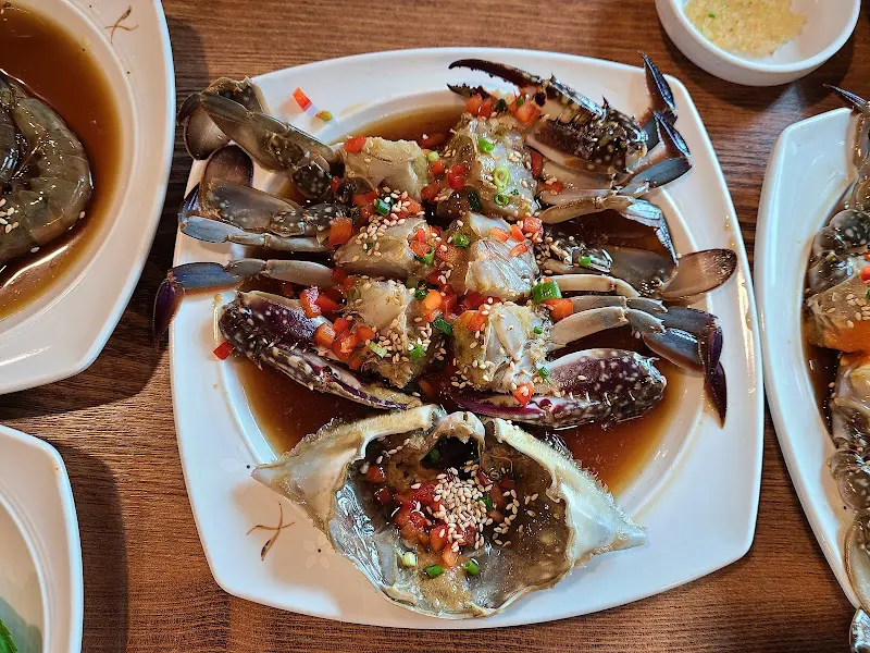 간장게장의 클로즈업 사진