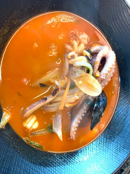 해물짬뽕 속 오징어