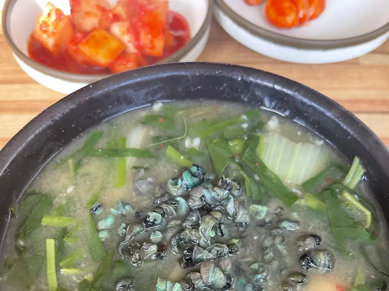 올뱅이국의 클로즈업