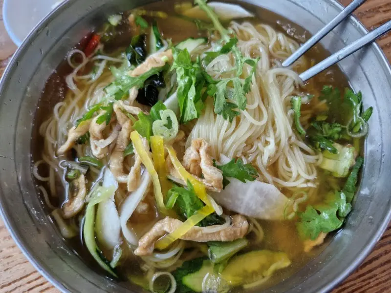 다랑밀면의 모습