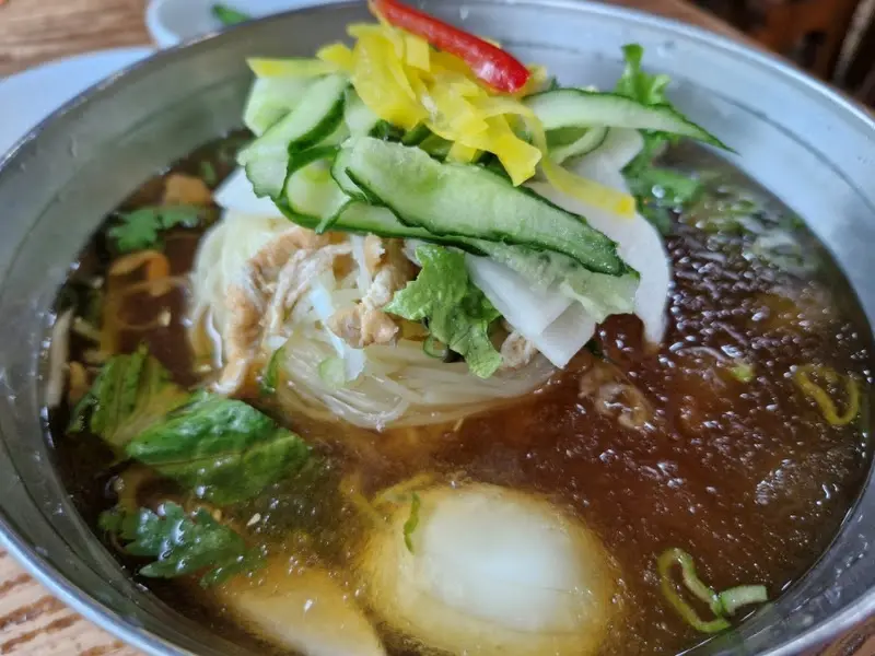 다랑밀면 한 상 차림