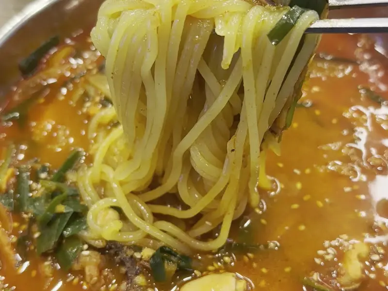 교동짬뽕 면