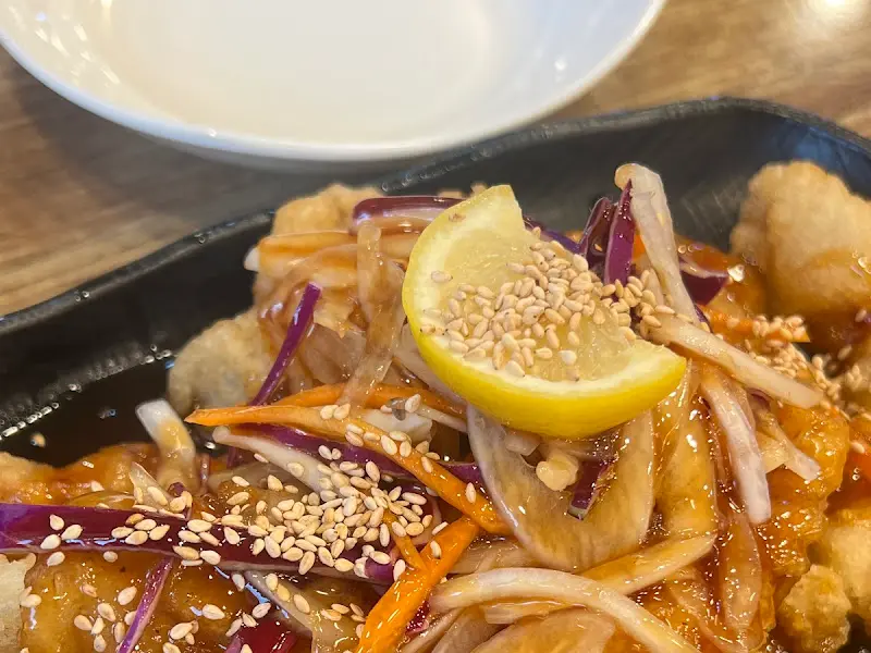 레몬 간장 탕수육 확대