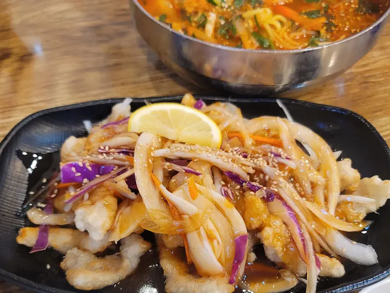 교동짬뽕과 레몬 간장 탕수육